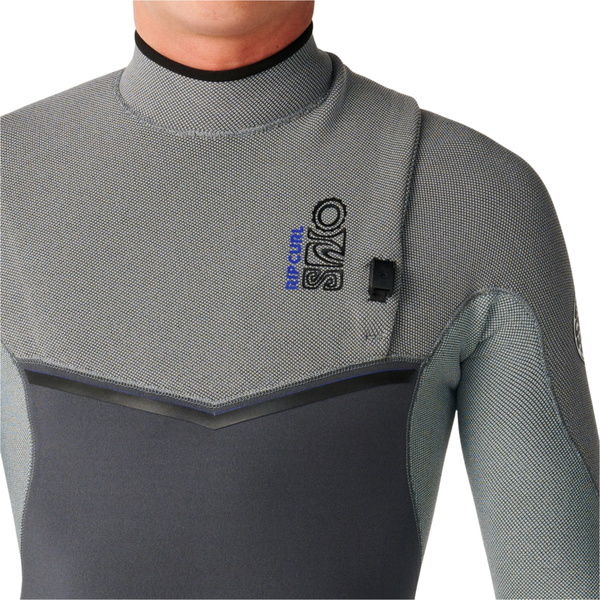 2026 Rip Curl Mens E-Bomb 4/3mm Zip Free Wetsuit 17MMFS - Charcoal Grey